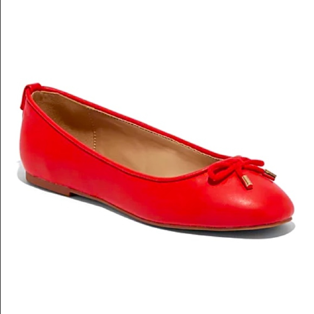 New York & Co. Red/Orange Flats.